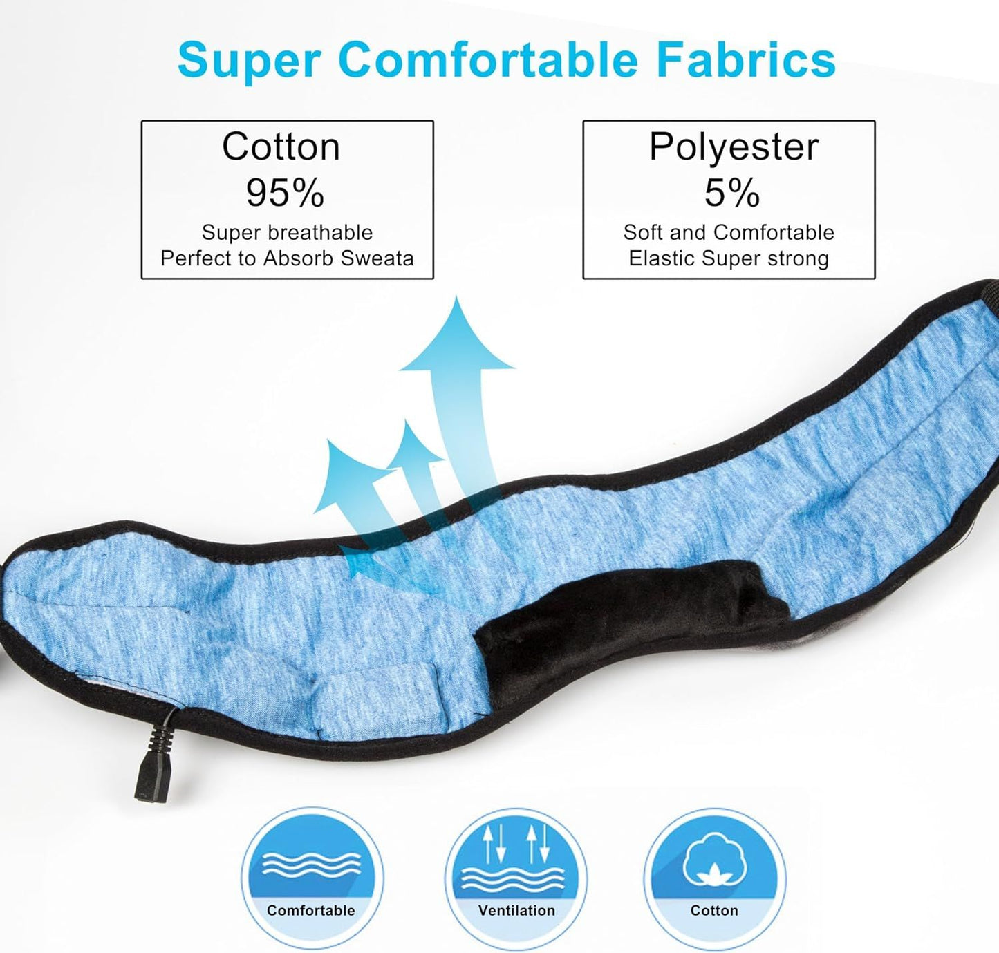 قناع عين للنوم مع سماعات بلوتوث